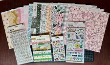 Maggie Holmes GARDEN PARTY 12X12, 6x8 Paper, Stickers, Thickers NEW USED LOT