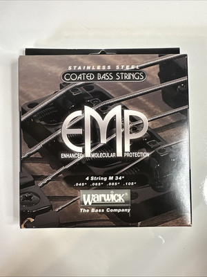 Warwick EMP Stainless Steel Coated Bass Strings 4 String M 34 inch 45-105