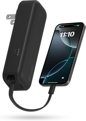 Nimble Wally Pro 20, 2-in-1 Portable Wall Charger + 5,000mAh Power Bank with Fol