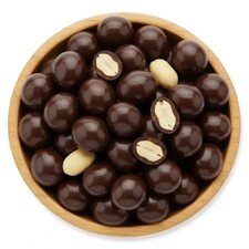 Dark Chocolate Covered Peanuts Rich Roasted Crunchy Nut Candy Gourmet Treats