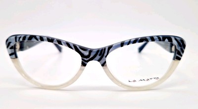 LA MATTA LM3118 Brille Brillengestell - Schwarz / Grau Animal Print * NEU