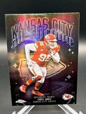 2025 Topps Chrome Football Chris Jones All-Chrome Refractor  Kansas City Chiefs