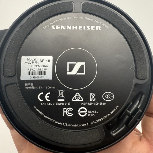 Haut-parleur Sennheiser SP10 Ml USB Full Duplex pour conférence - Photo 3/4