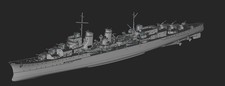 1 /700 Spanish light cruiser Almirante Mendes N  ez Unpainted