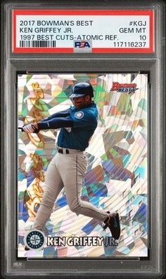PSA 10 GEM MINT - 2017 BOWMAN'S BEST KEN GRIFFEY JR BEST