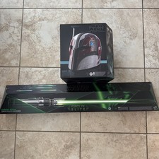 Star Wars Sabine Wren Force FX Elite Electronic Lightsaber  Electronic Helmet
