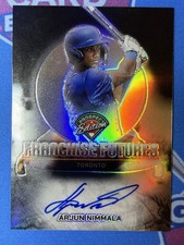 2025 Panini Prospect Edition Arjun Nimmala Franchise Futures Auto #27 Blue Jays
