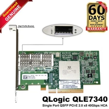 Dell QLogic QLE7340 1-Port 40Gbps QDR InfiniBand Server HBA NIC Adapter WPC3D