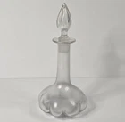 Antique Steuben Verre de Soie Glass Perfume Bottle Tall Iridescent Hand Blown