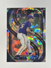 2025 Brock Wilken Panini Select CRACKED ICE Prizm No.162 premier level