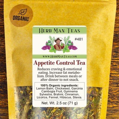 APPETITE SUPPRESSING TEA #481 - Reduce cravings, emotional eating & snacking!