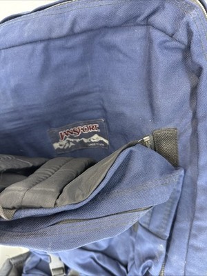 Vtg. 90's JANSPORT Large Blue Hiking Backpack 3 in 1 Convertible