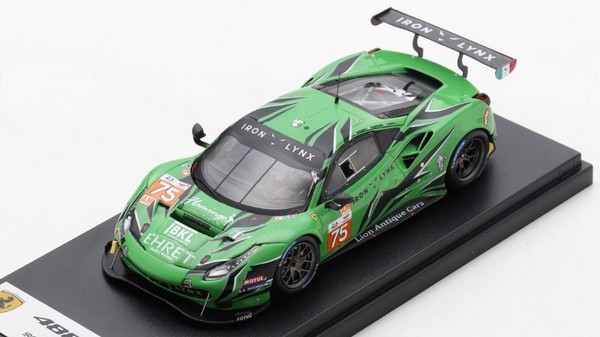 Looksmart Ferrari 488 Gte Evo Iron Lynx N.75 Lm 2022 Ehret/Hook/Varrone 1:43-image