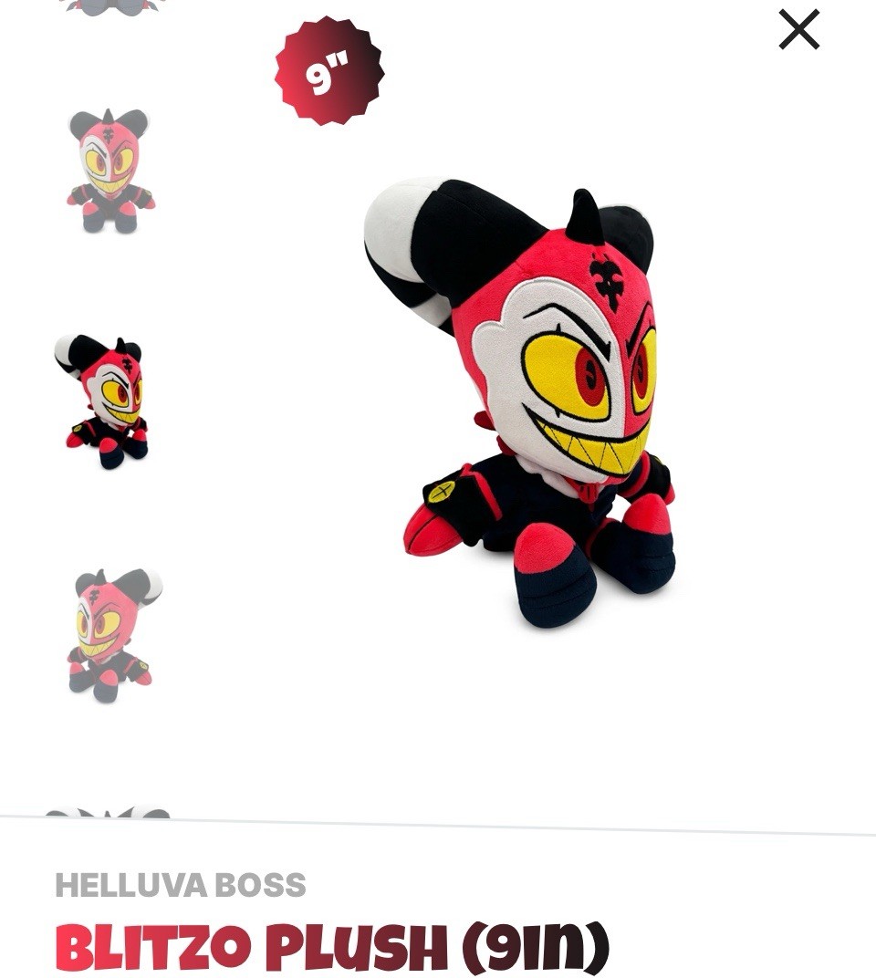 Youtooz * Helluva Boss * Blitzo * 9” Plush * NEW * In Hand | eBay
