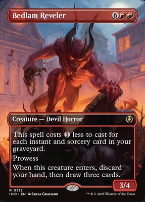 MTG Magic the Gathering Bedlam Reveler (312/612) Innistrad Remastered LP