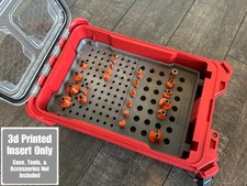 TOOLCRAFT3D Router Bit Organizer Insert for Milwaukee Packout (Insert Only)