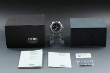 Full Set ORIS Big Crown 7511 Chronograph Black Dial 42mm Automatic Men Watch 5