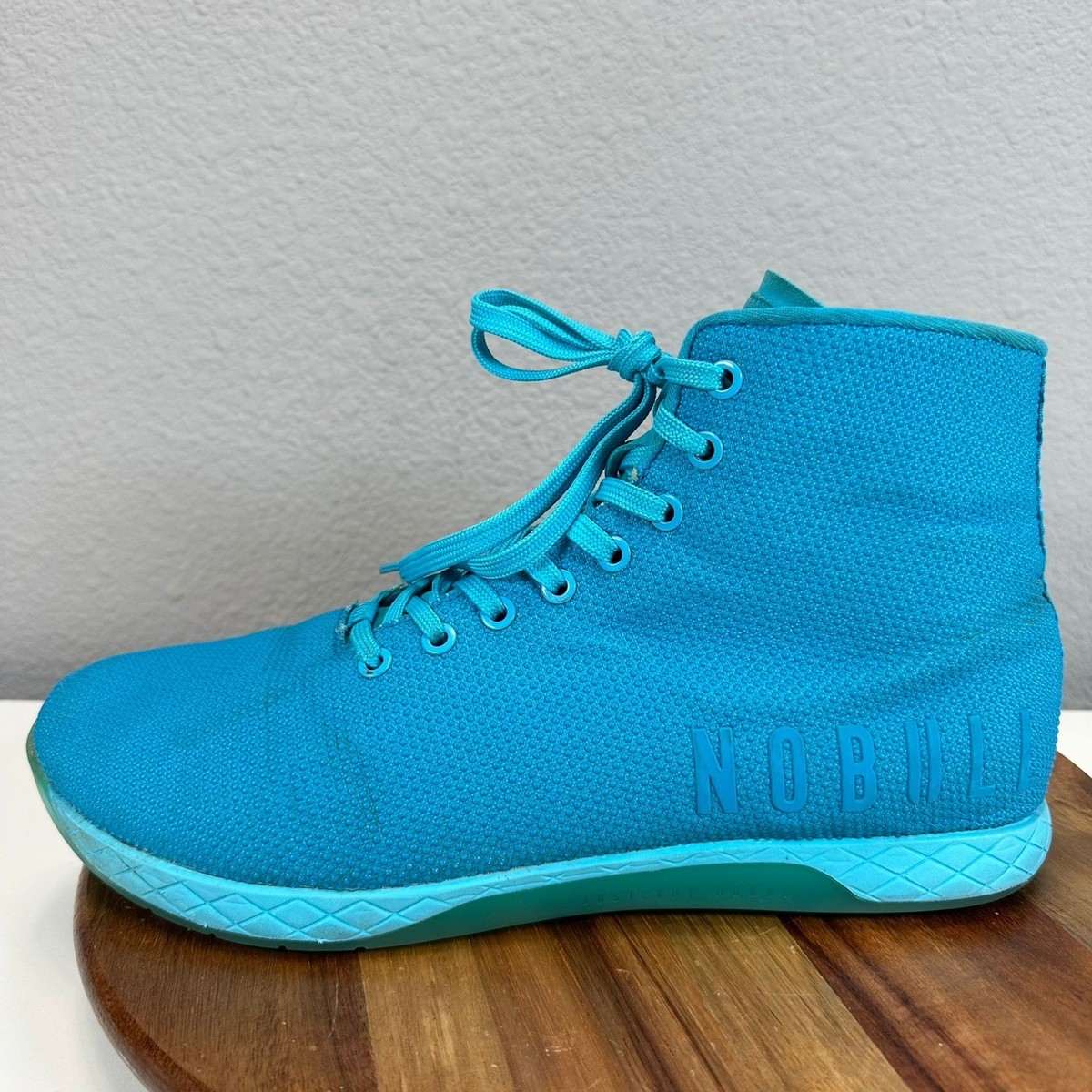 NOBULL High Top Training Shoe Amputee LEFT Neon Blue