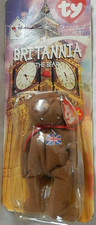 Vintage TY Britannia Beanie Baby "The Bear" Rare with Two tag Errors 1 of 4,000.