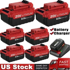 NEW 1/4X 8.0Ah Lithium-ion Battery For Porter Cable 20Volt MAX PCC685L PCC680L