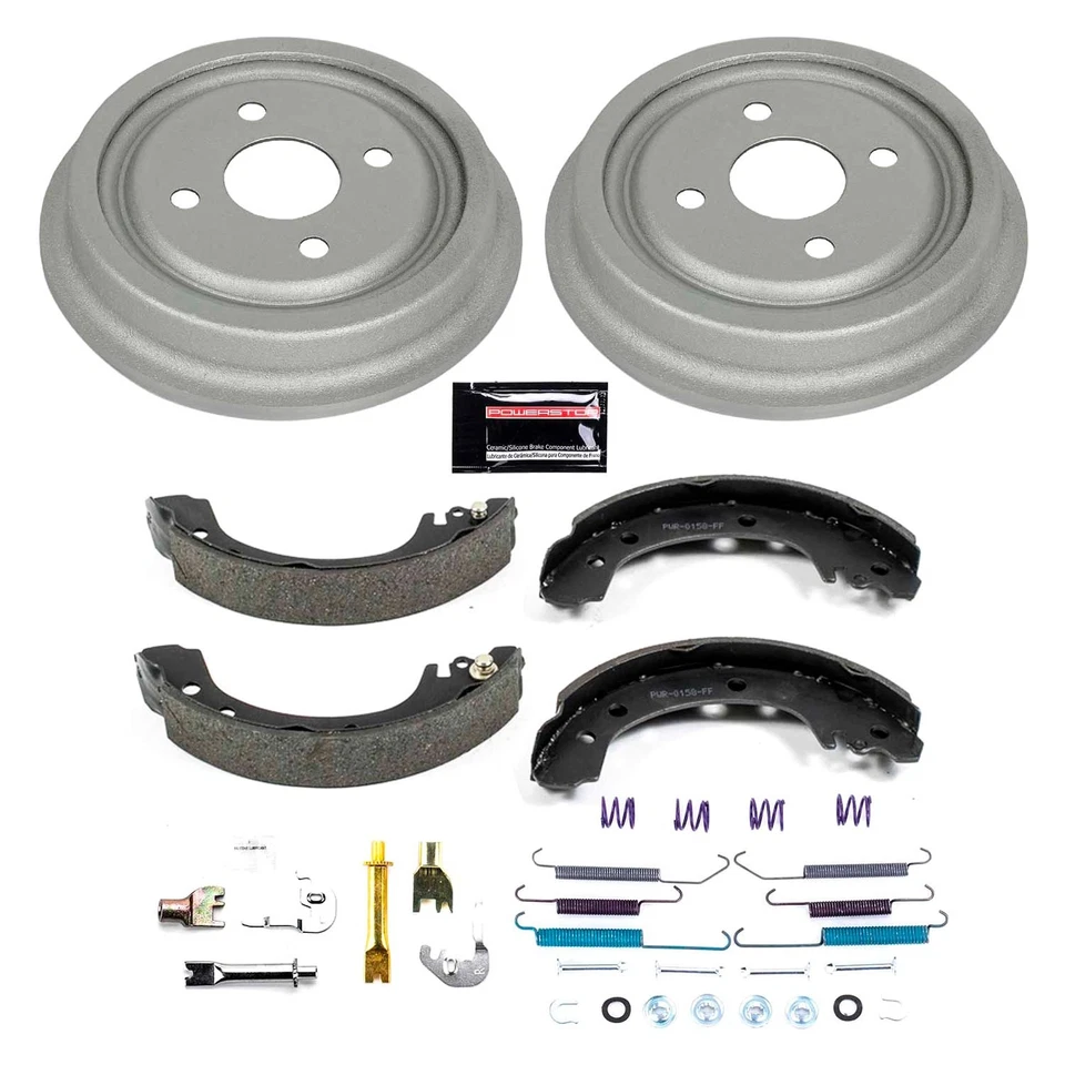 PowerStop KOE15323DK Drum & Shoe Kit For Saturn SL1 1991-2002 Driver Rear Foto 2 de 3