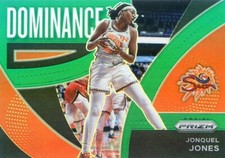 2022 Panini Prizm WNBA JONQUEL JONES #6 DOMINANCE GREEN PRIZM SUN LIBERTY