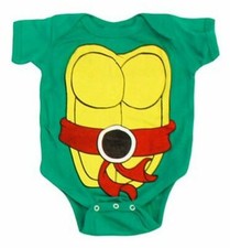 Infant Baby Teenage Mutant Ninja Turtles Raphael Green Costume Romper
