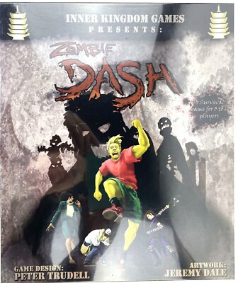 Inner Kingdom Games ZOMBIE DASH Survival Board Game 3-6 Players Ages 8+ NEW!