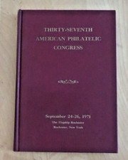 37th American Philatelic Congress book 1971 Rochester New York