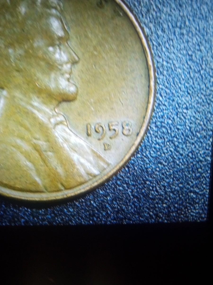 1958 D Wheat Penny Error (Letter L on rim in Liberty) | eBay
