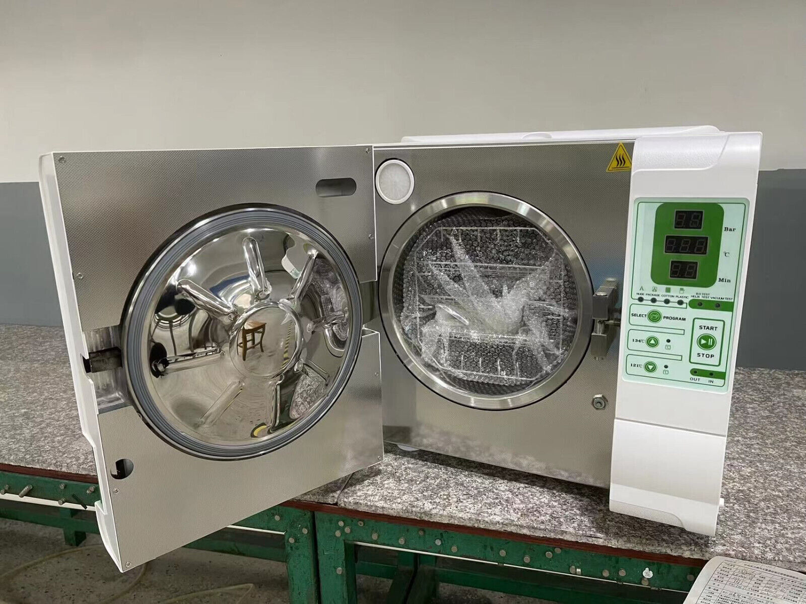 18L Dental Class B Pre-vacuum Steam Autoclave Sterilizer +External Printer JY-18