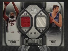 2009-10 SP Game Used Combo Materials #CMOO Mehmet Okur/Shaquille O'Neal #354/499