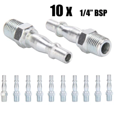 UNHO 10x Air Line Hose Fitting PCL compatible Connector Quick Release End Male Thread
