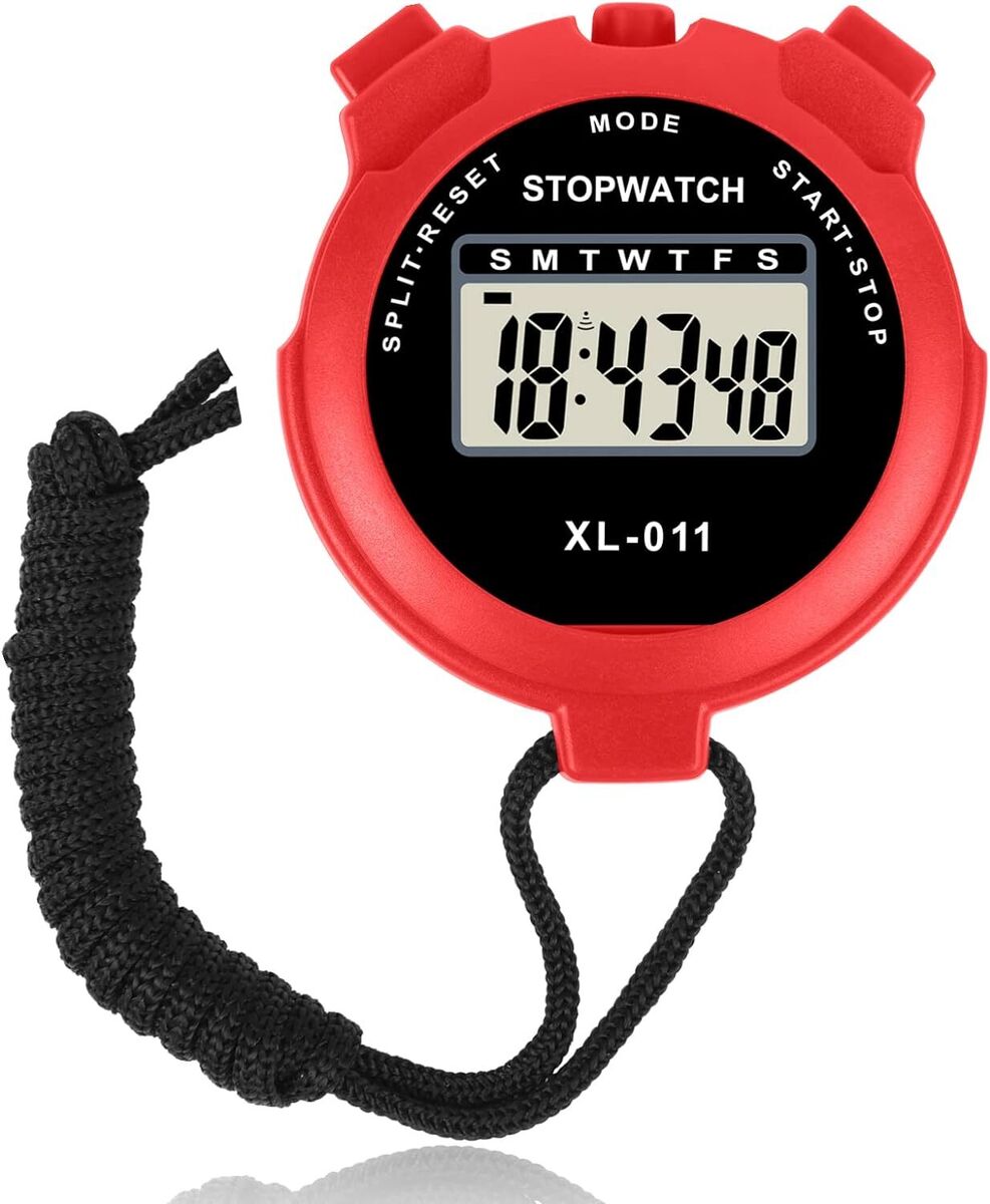 Cronometro Sportivo Digitale Vicloon - Orologio Conto alla Rovescia - Rosso
