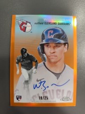 2023 Topps Chrome Platinum Orange Prizm Refractor Auto #19/99  Will Brennan