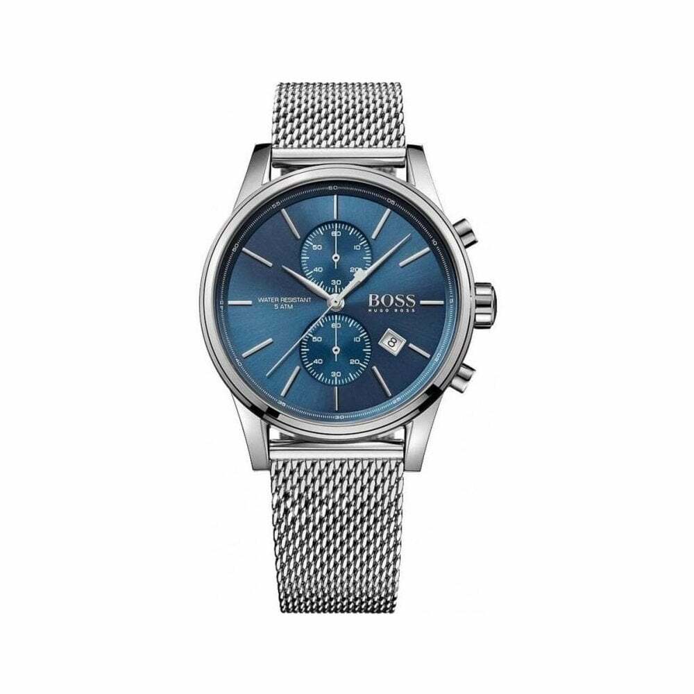 HUGO BOSS HERREN JET CHRONO UHR HB1513441 SILBER GARANTIE UVP