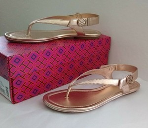 tory burch minnie travel sandal rose gold