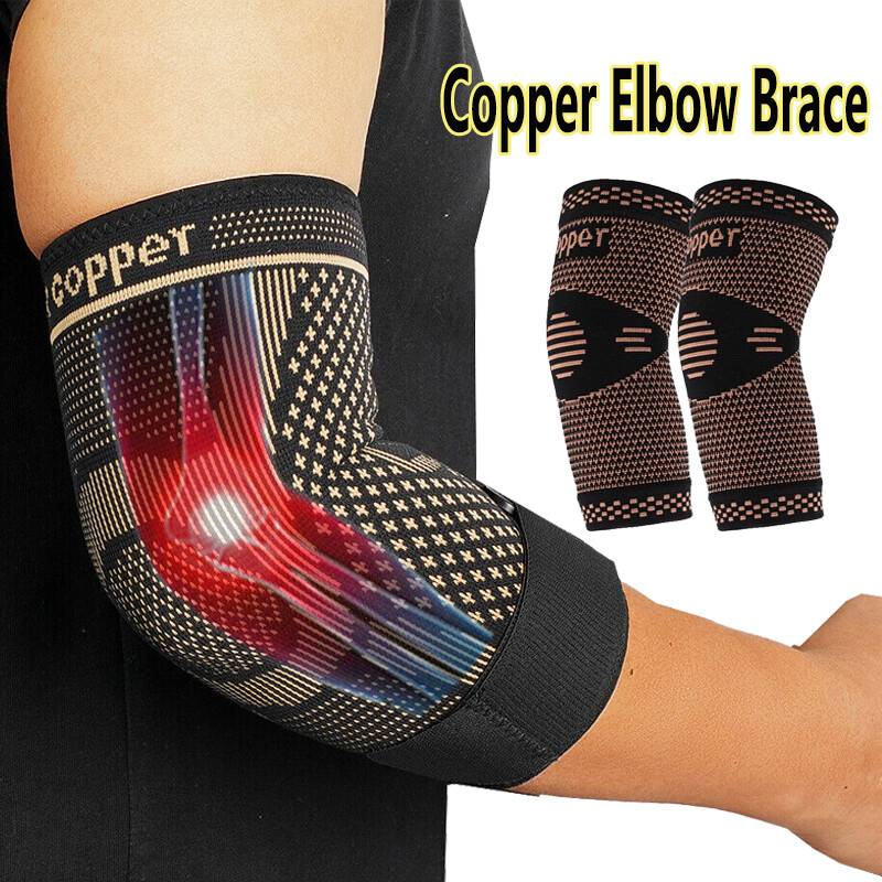Green Drop Professional Elbow Compression Sleeve For Tendonitis & Tennis Elbow - Herb-Infused, Pain Relief For Men & Women, Size S/M