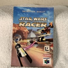 Star Wars Episode 1 Racer MANUAL ONLY Nintendo 64, 1999 Authentic N64 Rare