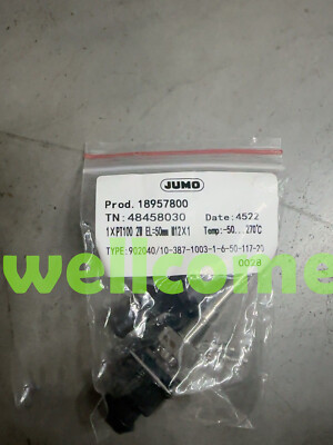 New JUMO 90204010-387-1-6-50-117-20 temperature sensor Fast Shipping via