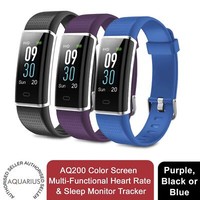 AQ200 Color Screen Multi Functional Heart Rate & Sleep Monitor Tracker