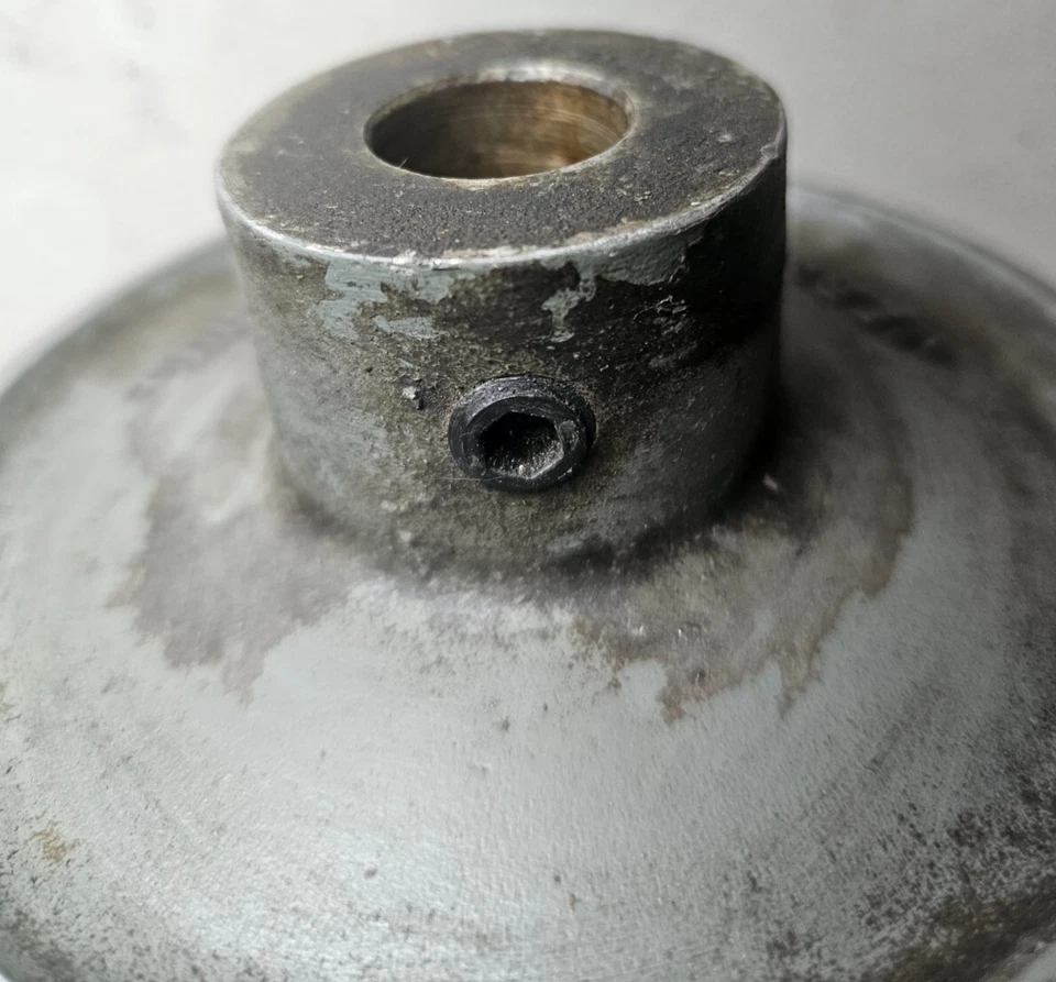 2 VTG Antique Cast Iron Hand Wheel Cranks, Lathe Handles - Image 3 of 4