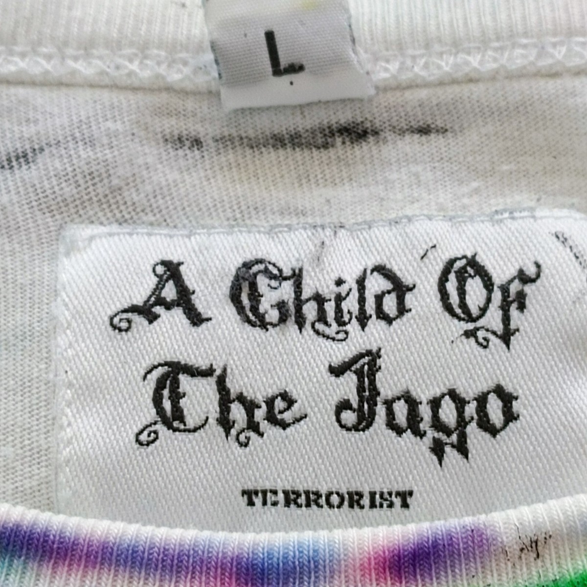 A CHILD of THE JAGO T-Shirt Size L - CUSTOMISED by Paul McNeil