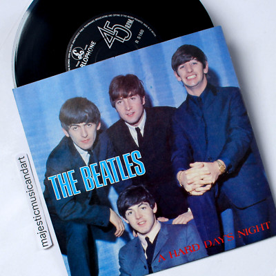 PARLOPHONE SOLID LBL UK THE BEATLES HARD DAY'S NIGHT THINGS WE SAID 7'' VINYL 45