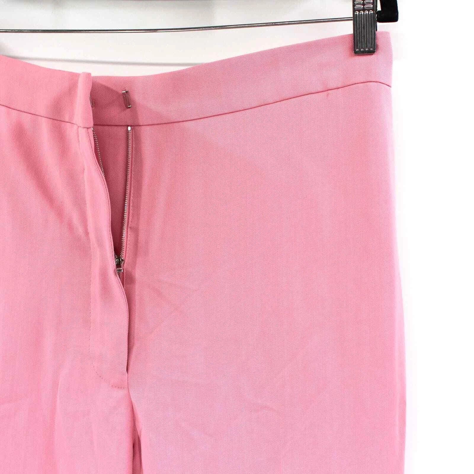 Pantaloni LOEWE rosa grattacielo a pieghe gamba dritta 38 NUOVI pantaloni viscosa M