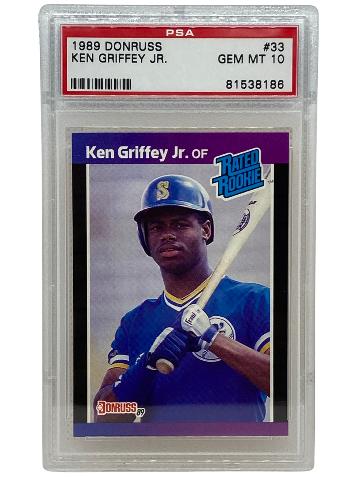 1989 Ken Griffey Jr. Donruss Rated Rookie PSA 10, Rookie Card RC Gem Mint |  eBay