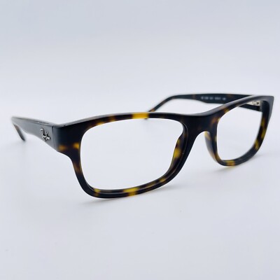 RAY BAN Brille BRAUN SCHILDPATT RECHTECKIG Brillengestell MOD: RB 5268 5211