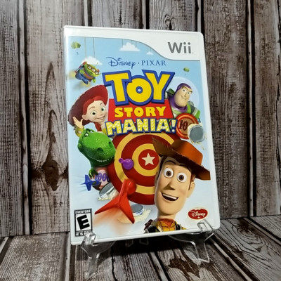 Toy Story Mania (Nintendo Wii, 2009) CIB Manual 3D Glasses & Controller Skins