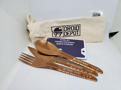 Disney Star Wars Galaxy s Edge Droid Depot Utensil Set Silverware