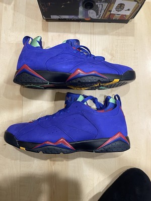 Nike Air Jordan 7 Retro Low Bright Concord Basketball Shoe Size 11 AR4422-407